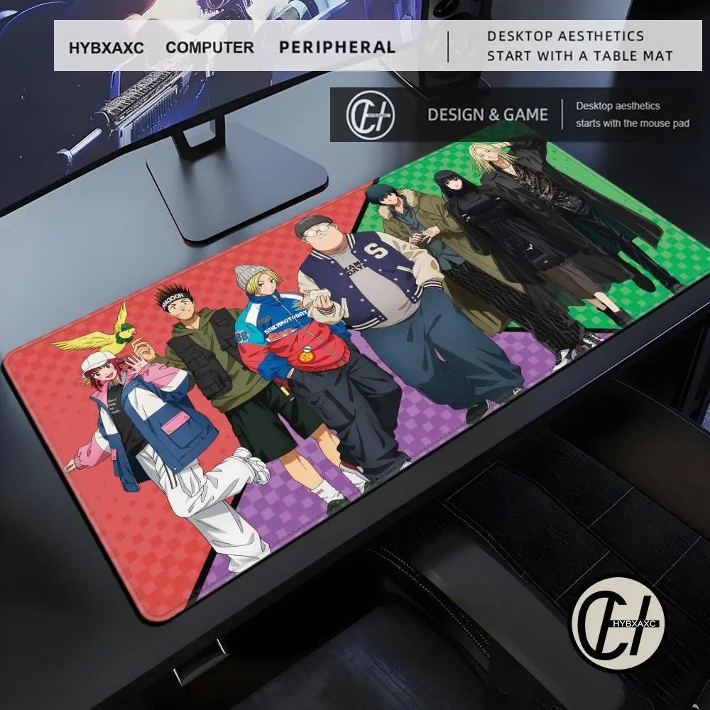 Tapis de souris Sakamoto Days - Taro Sakamoto et Aoi Sakamoto