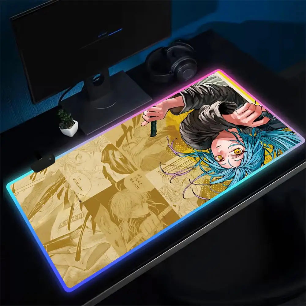 Tapis de souris LED Sakamoto Days - Akira Akao