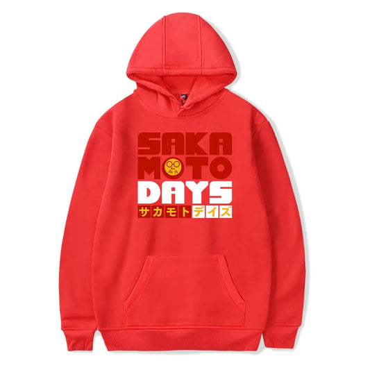 Sakamoto Days Hoodie Vintage - Red