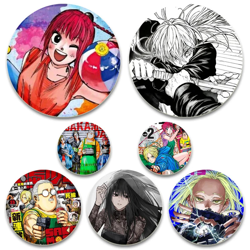 Sakamoto Days Badges - Choose from Multiple Designs