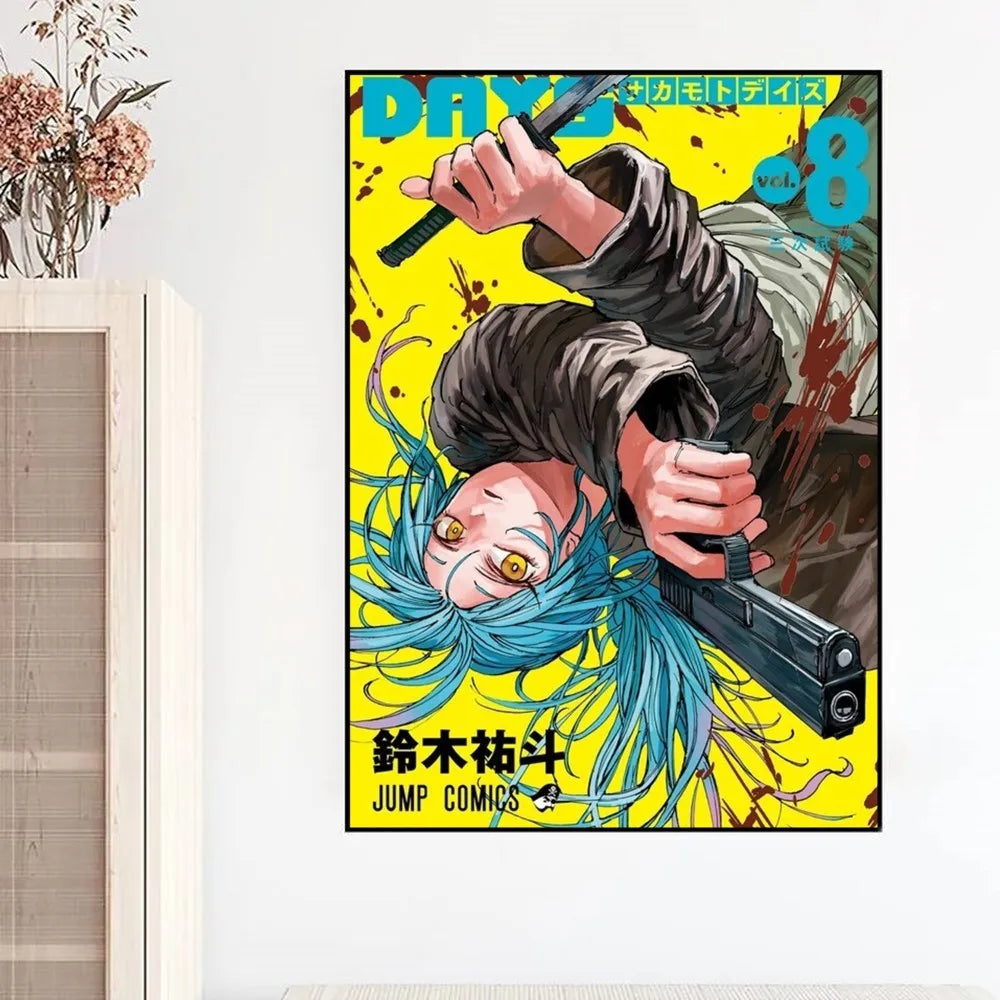 Sakamoto Days Poster - Akira Akao