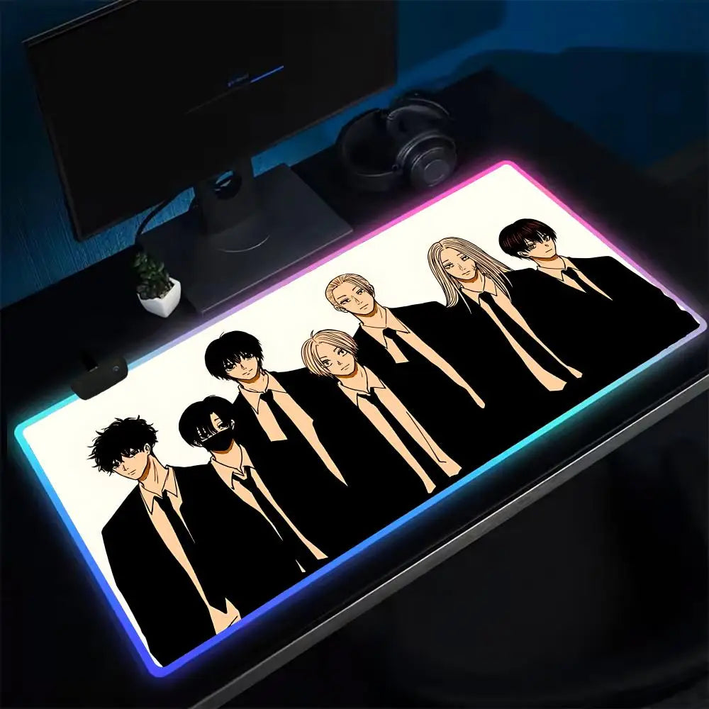 Sakamoto Days Led Mouse Pad - Characters