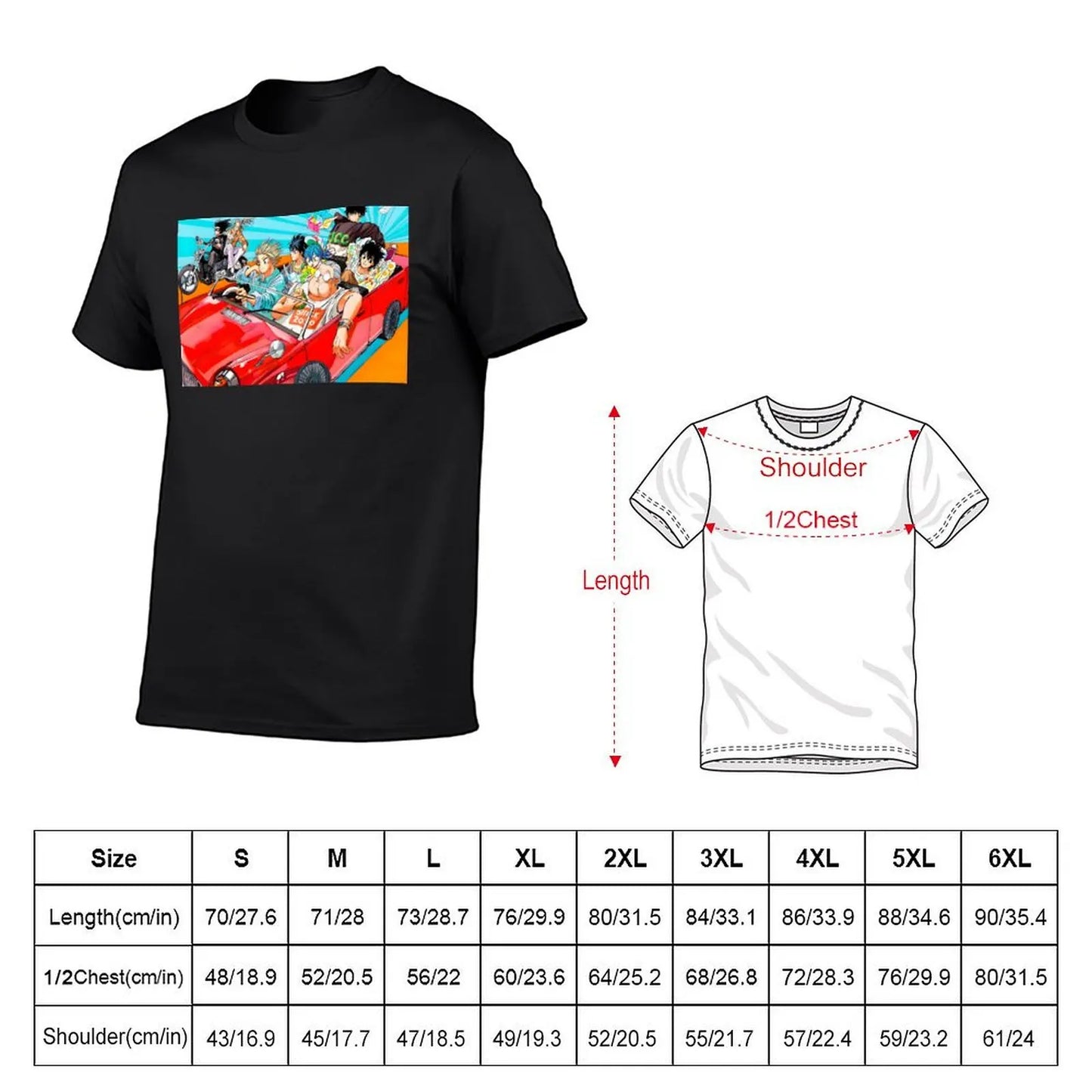 Sakamoto Days Road Trip T-Shirt - Multiple Colors