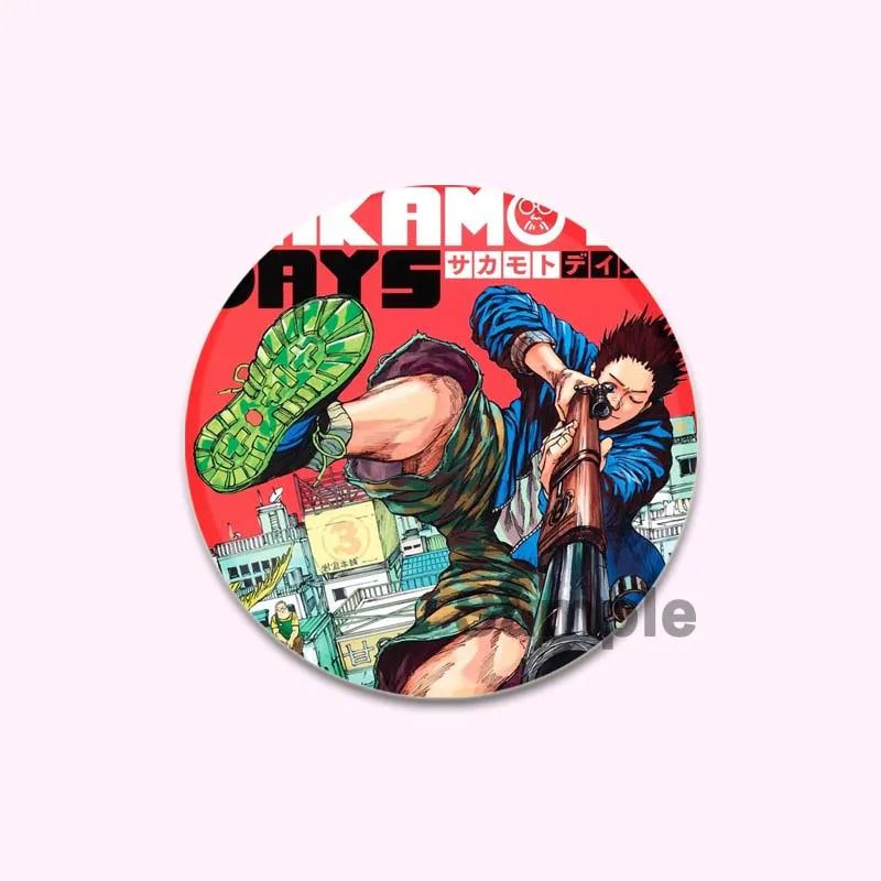 Sakamoto Days Badges - Choose from Multiple Designs