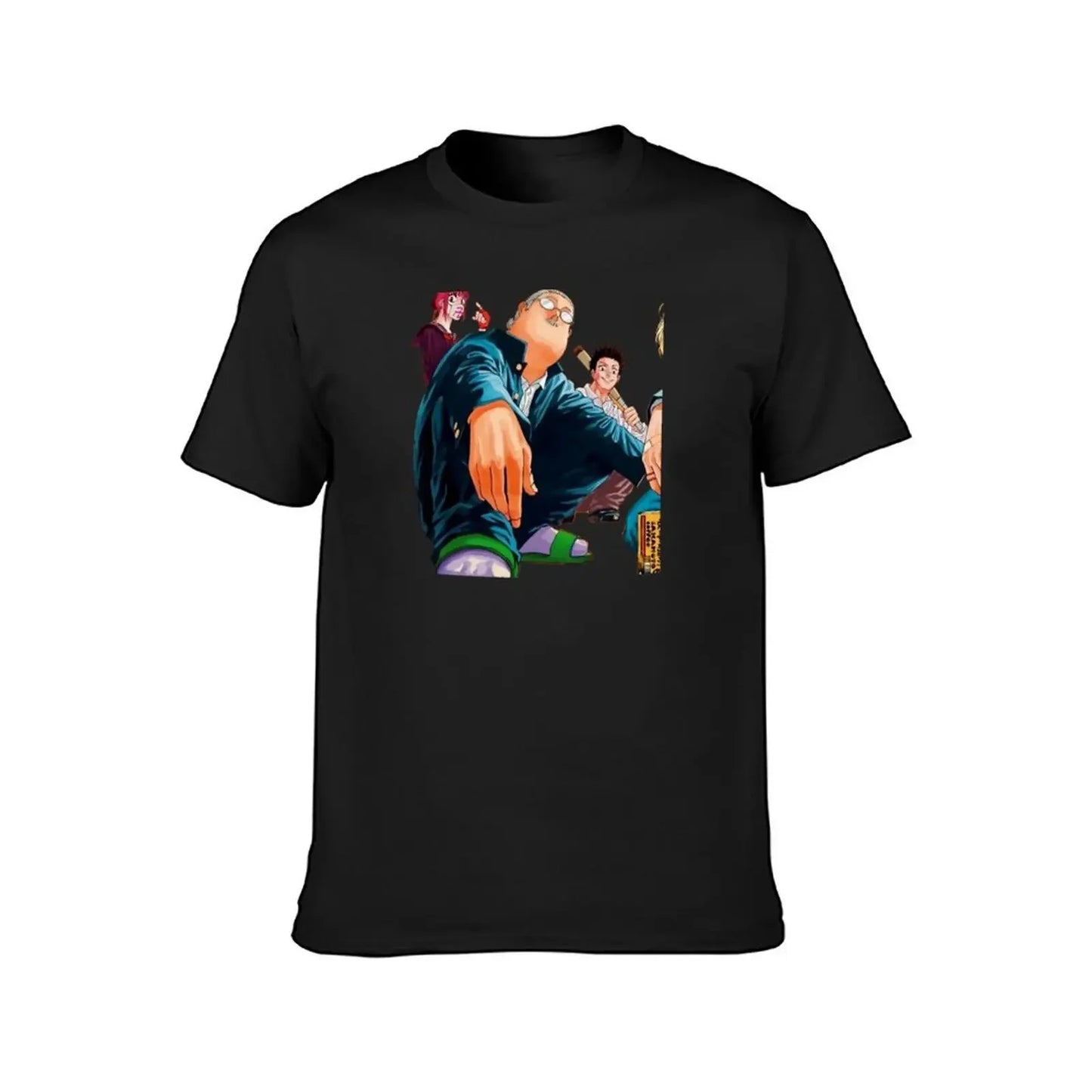 Sakamoto Days T-Shirt - Taro Sakamoto Squatting - Classic version