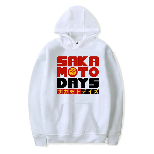 Sakamoto Days Hoodie Vintage - White