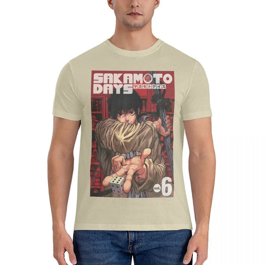 Sakamoto Days Nagumo T Shirt Khaki