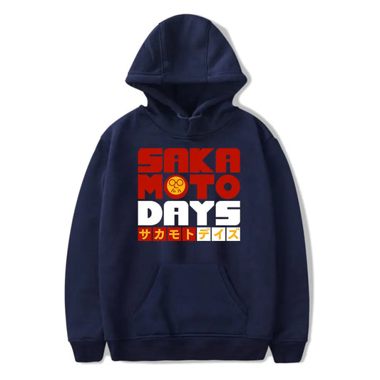 Sakamoto Days Hoodie Vintage - Navy Blue