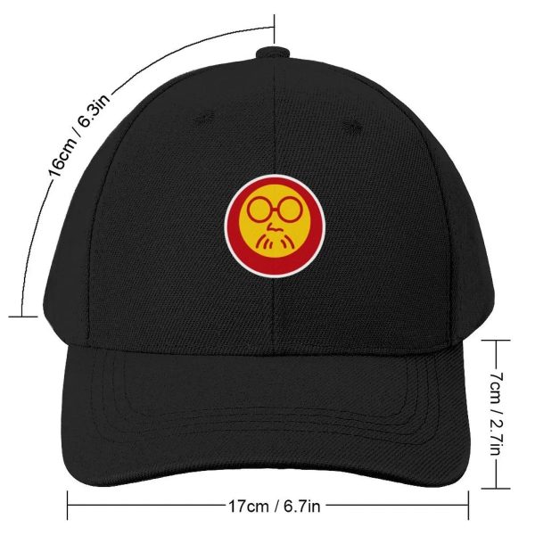 Sakamoto Days Daruma Face Cap - Black
