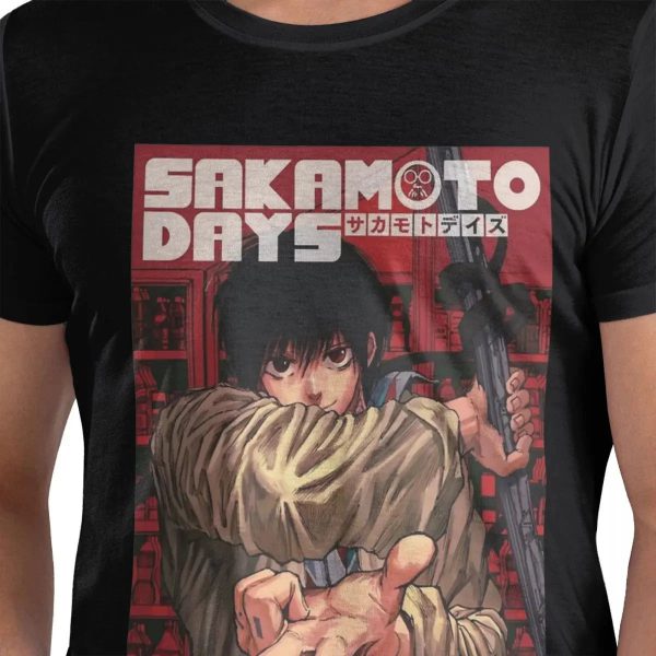 Sakamoto Days Nagumo T Shirt Black